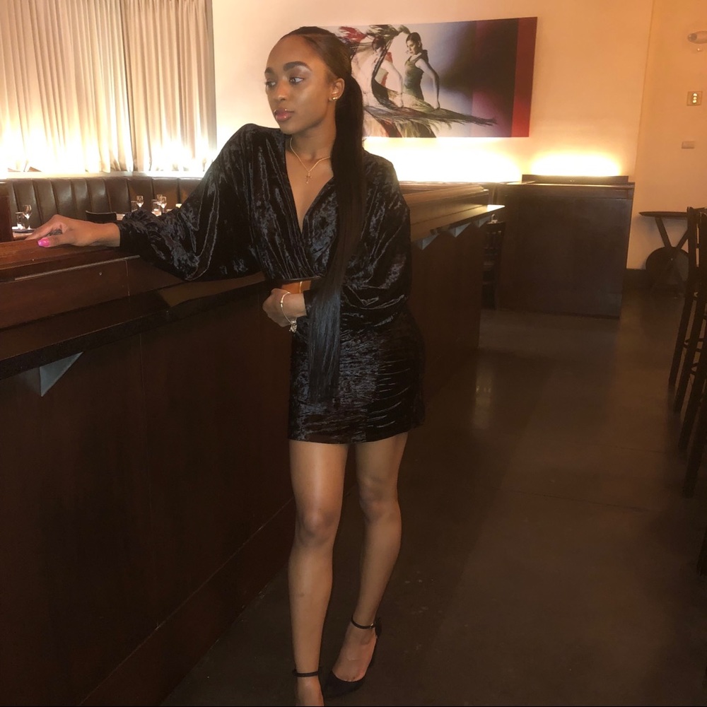 Zara Basics Gold Belted Mini Dress